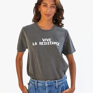 Clare V. “Vive La Resistance” Tee